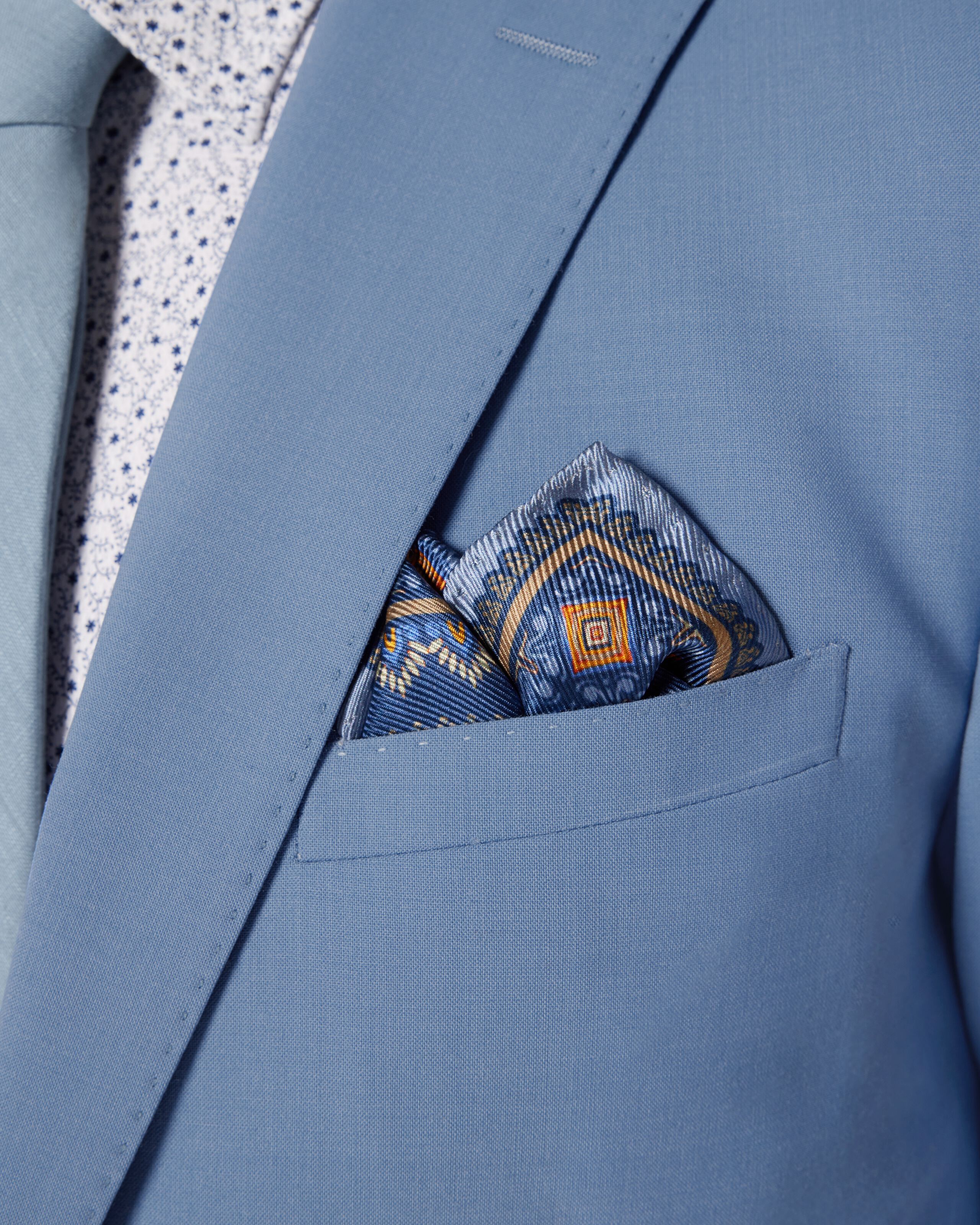 Double pocket square on sale